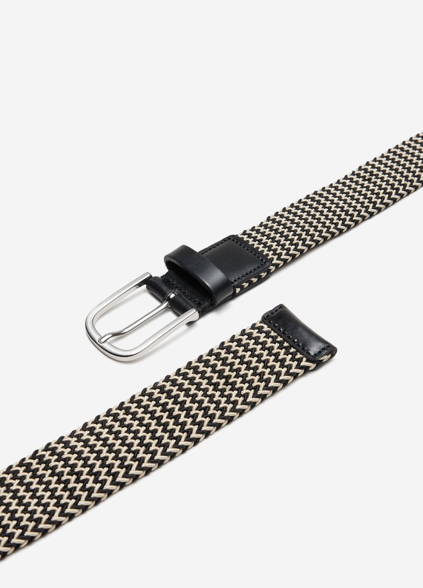Stripe Elastic Belt Black Combo