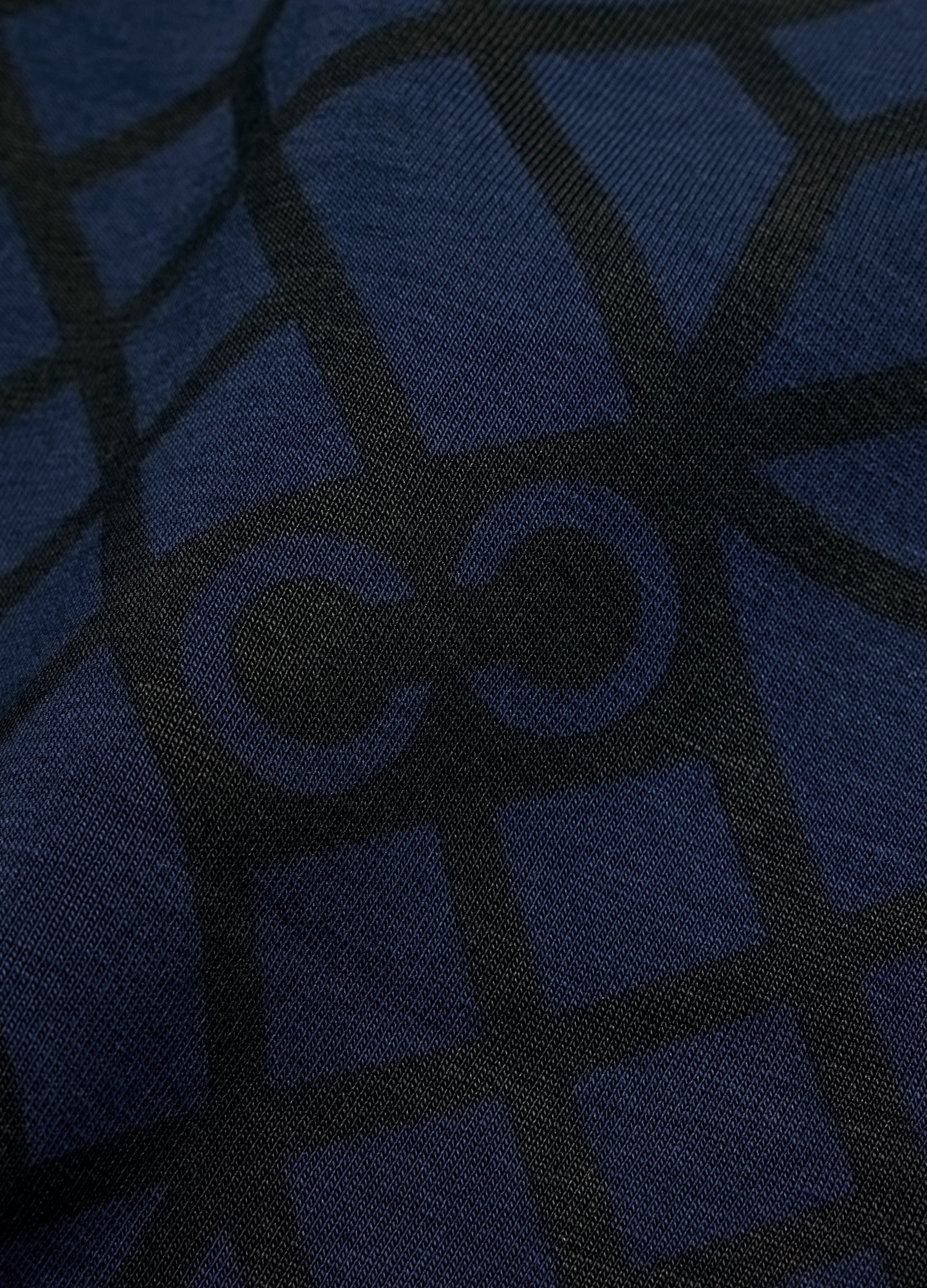 Monogram Print Sweatshorts Mid Blue