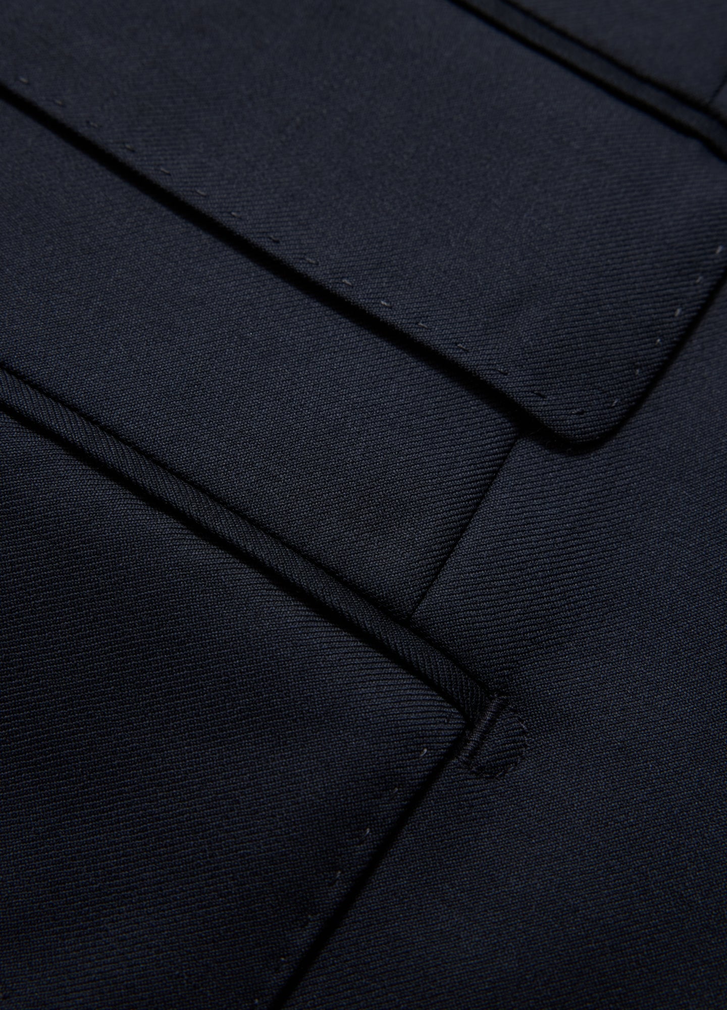 Wool Twill Suit Jacket Navy