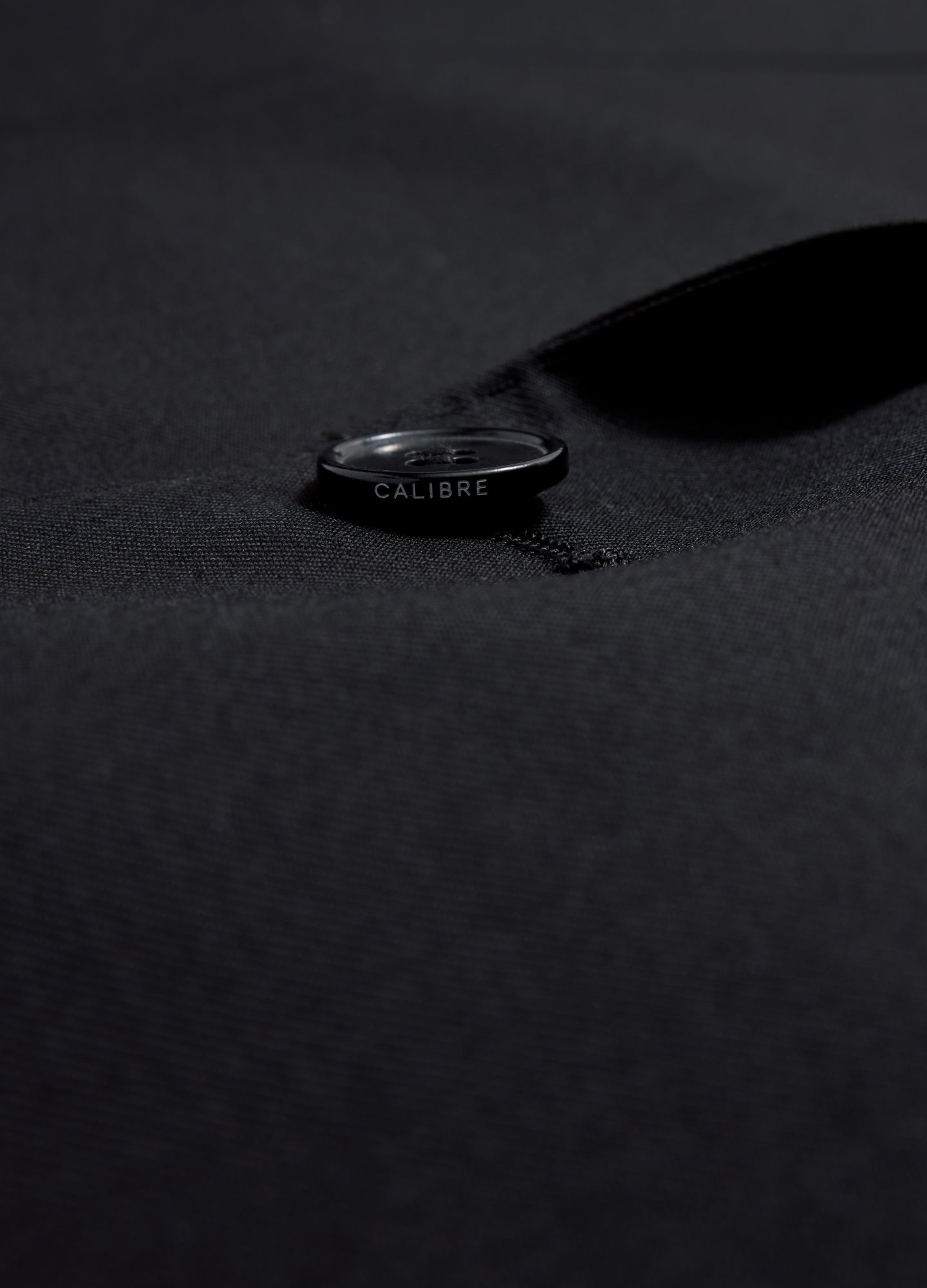 Wool Twill Suit Jacket Black