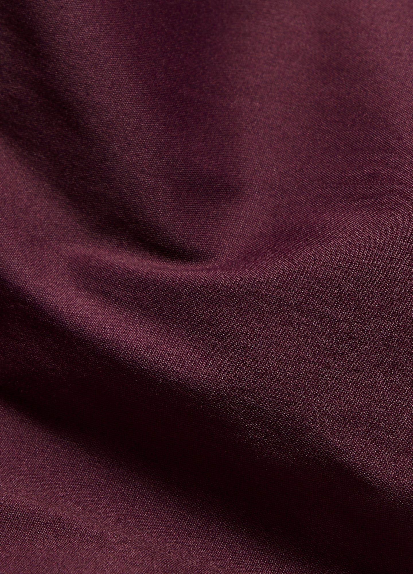 Stretch Cotton Poplin Shirt Oxblood