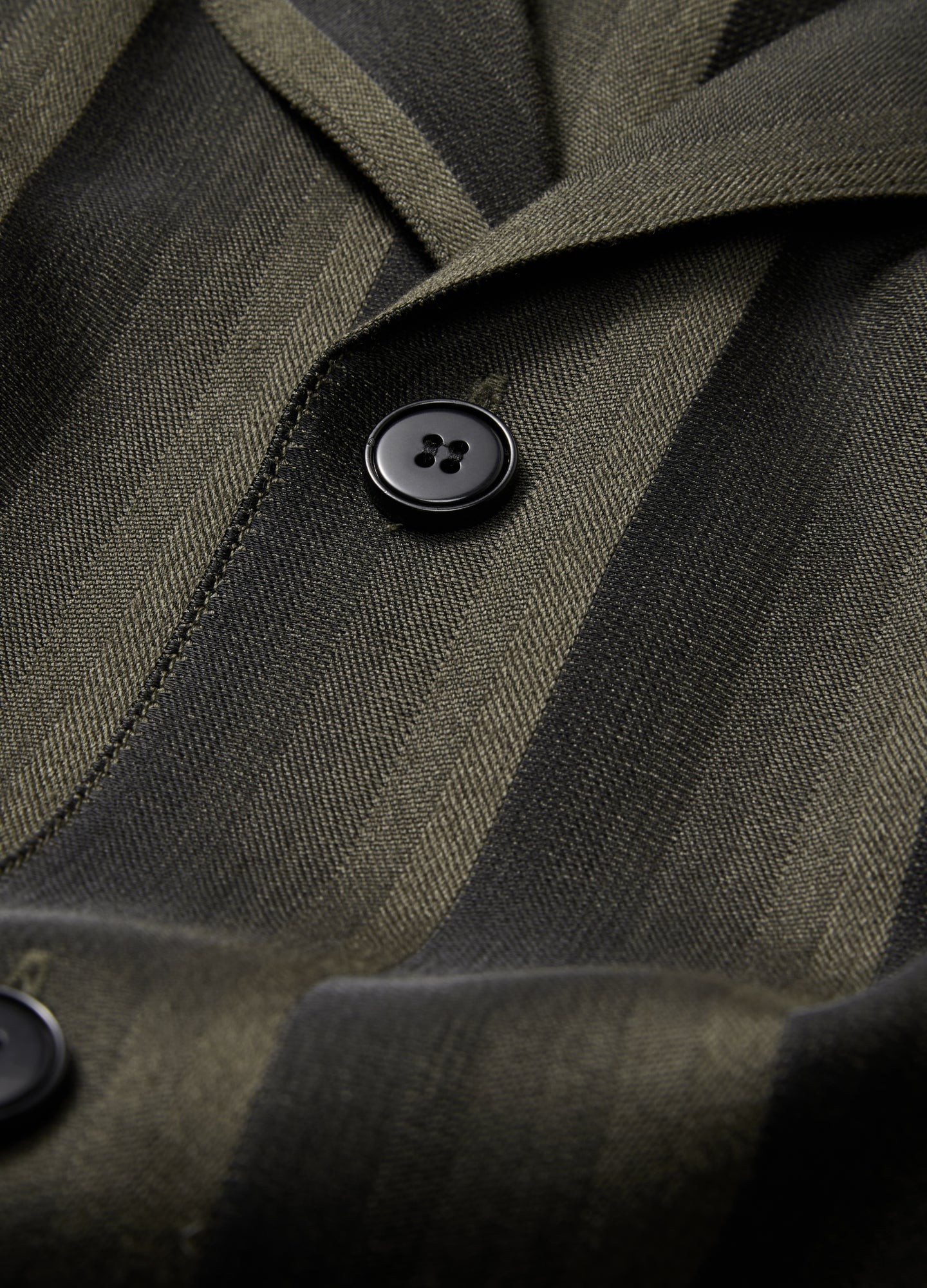 Jacquard Stripe Shirt Khaki