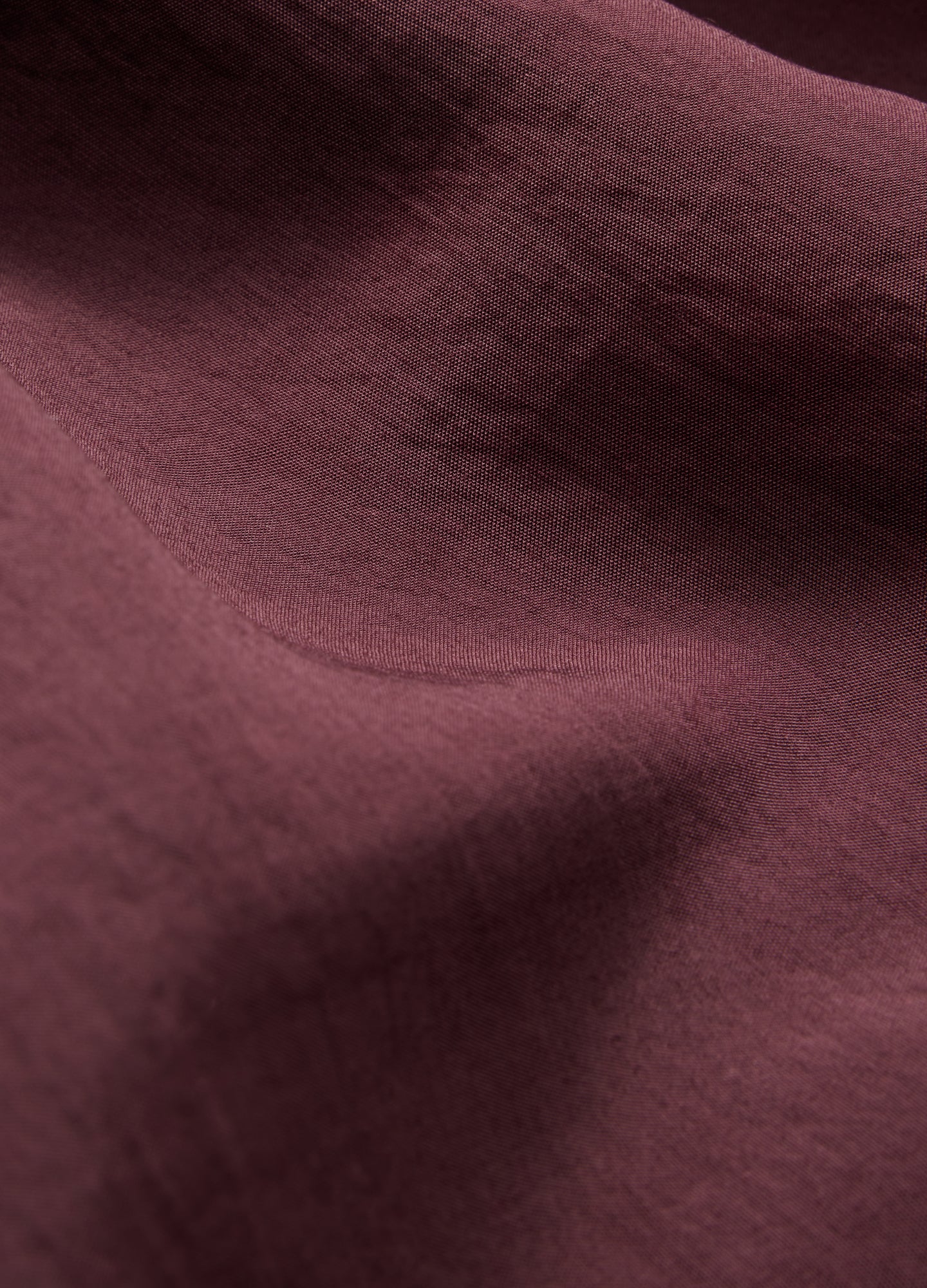 Camp Collar Long Sleeve Shirt Oxblood