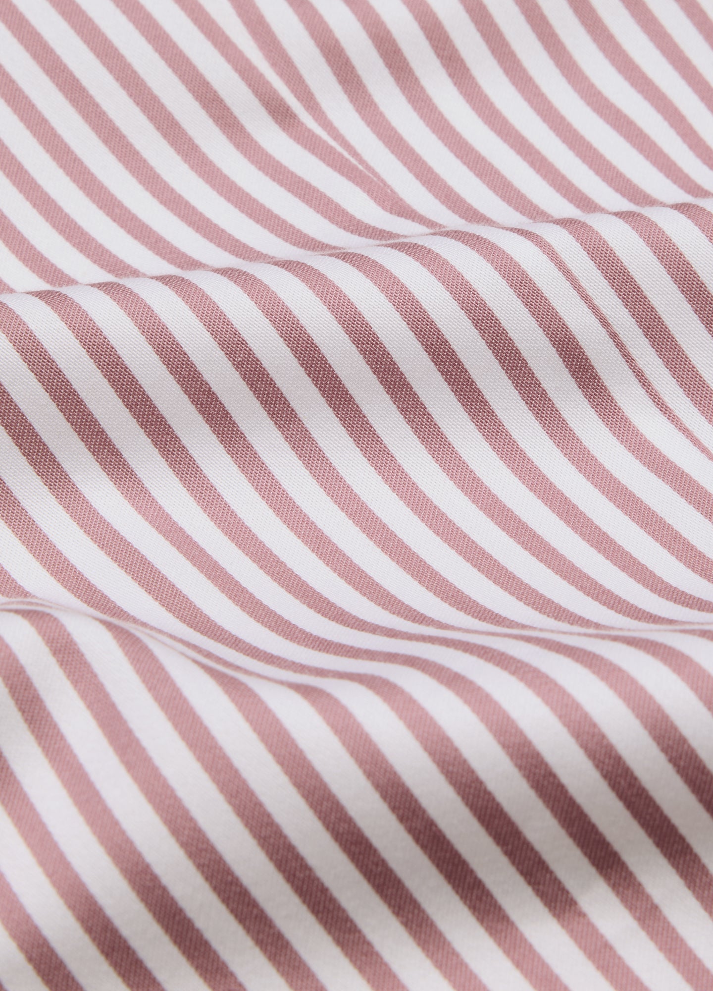 Stretch Sateen Stripe Shirt Pink