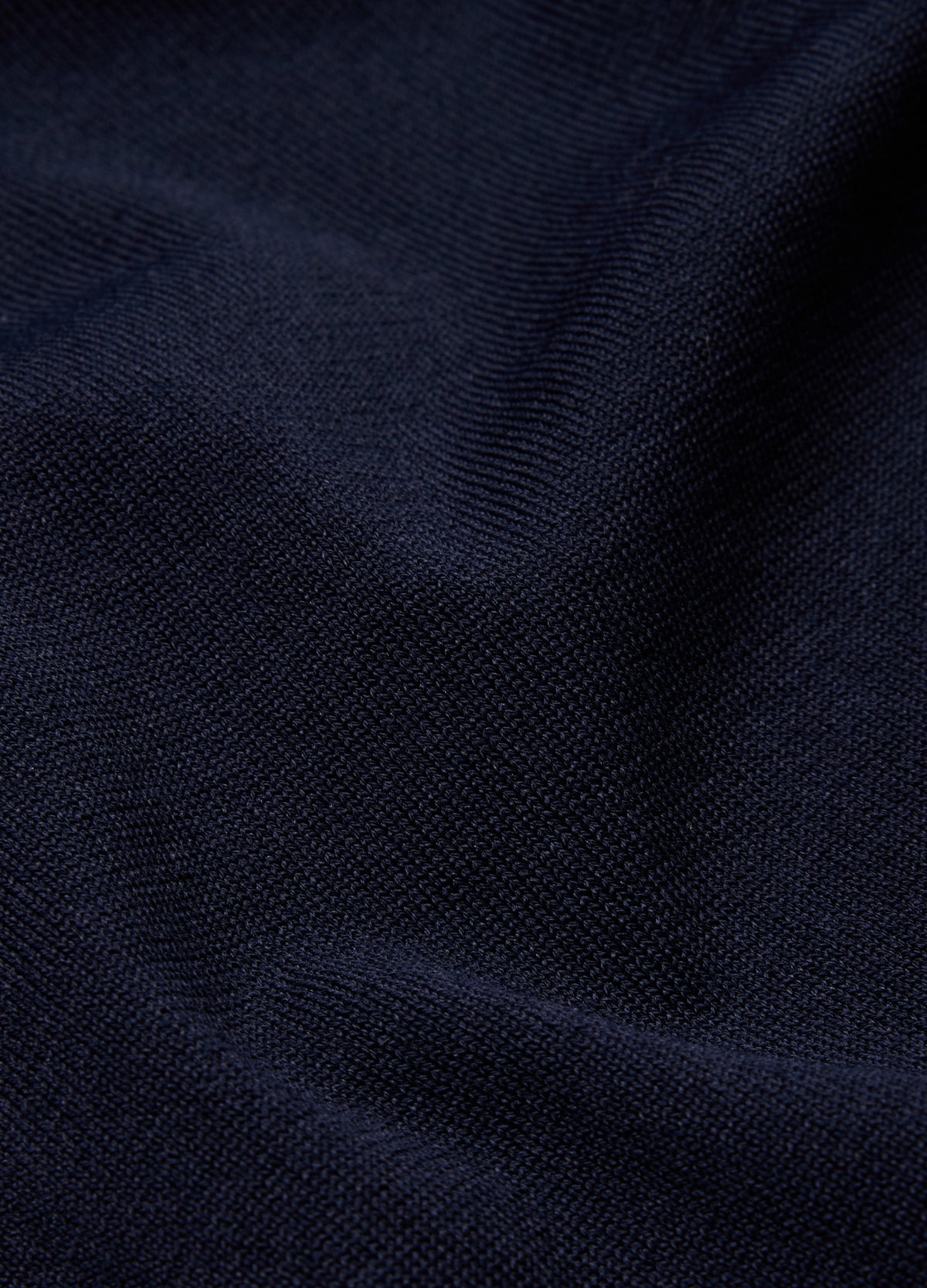 Technical Knit Button Polo Navy Light