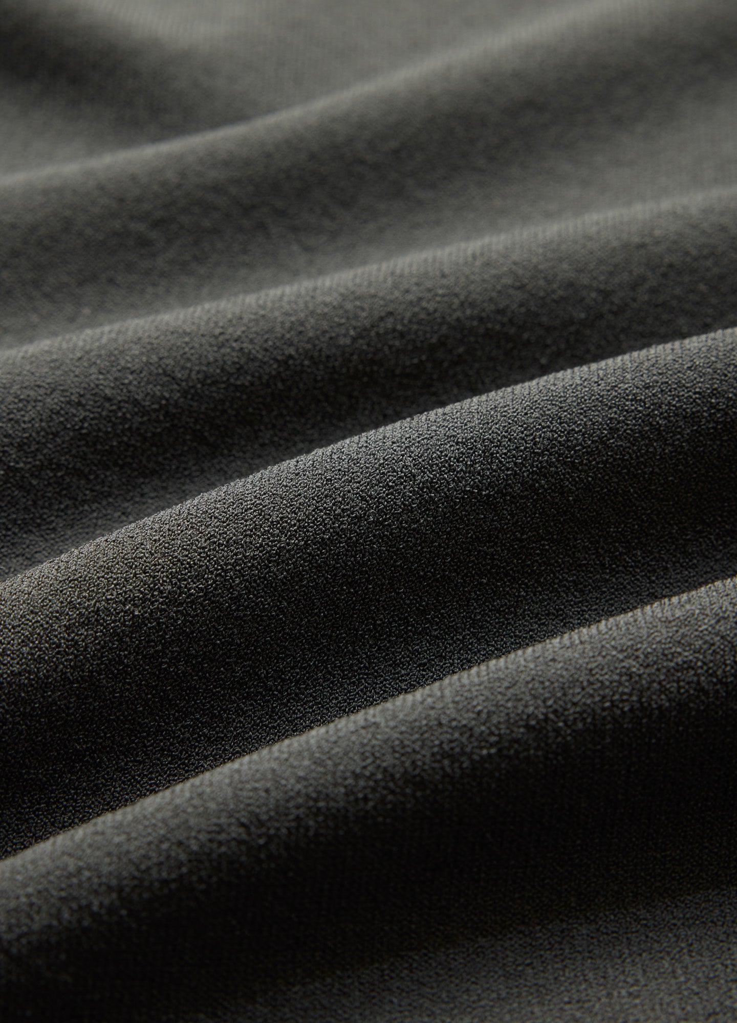 Rib Collar Tech Knit Polo Khaki