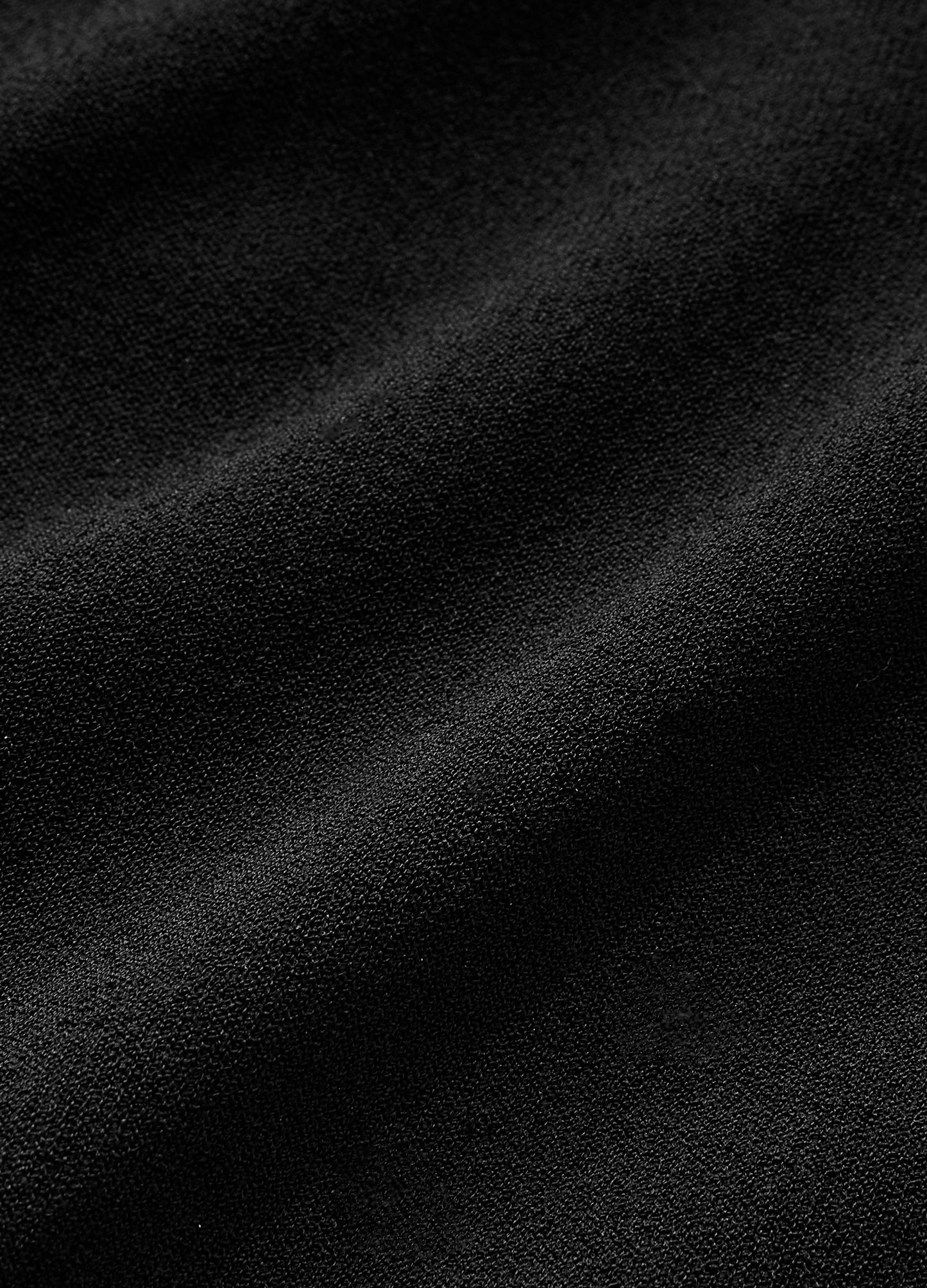 Long Sleeved Tech Knit Polo Black