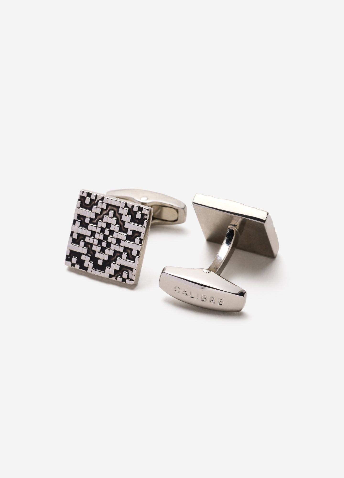 Aztec Cufflinks Silver Combo