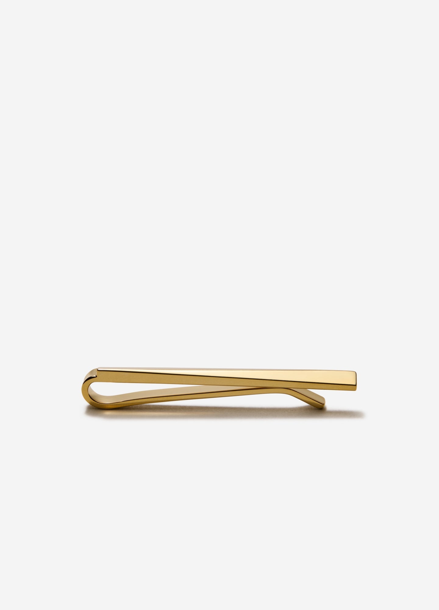 Wave Tie Bar Gold