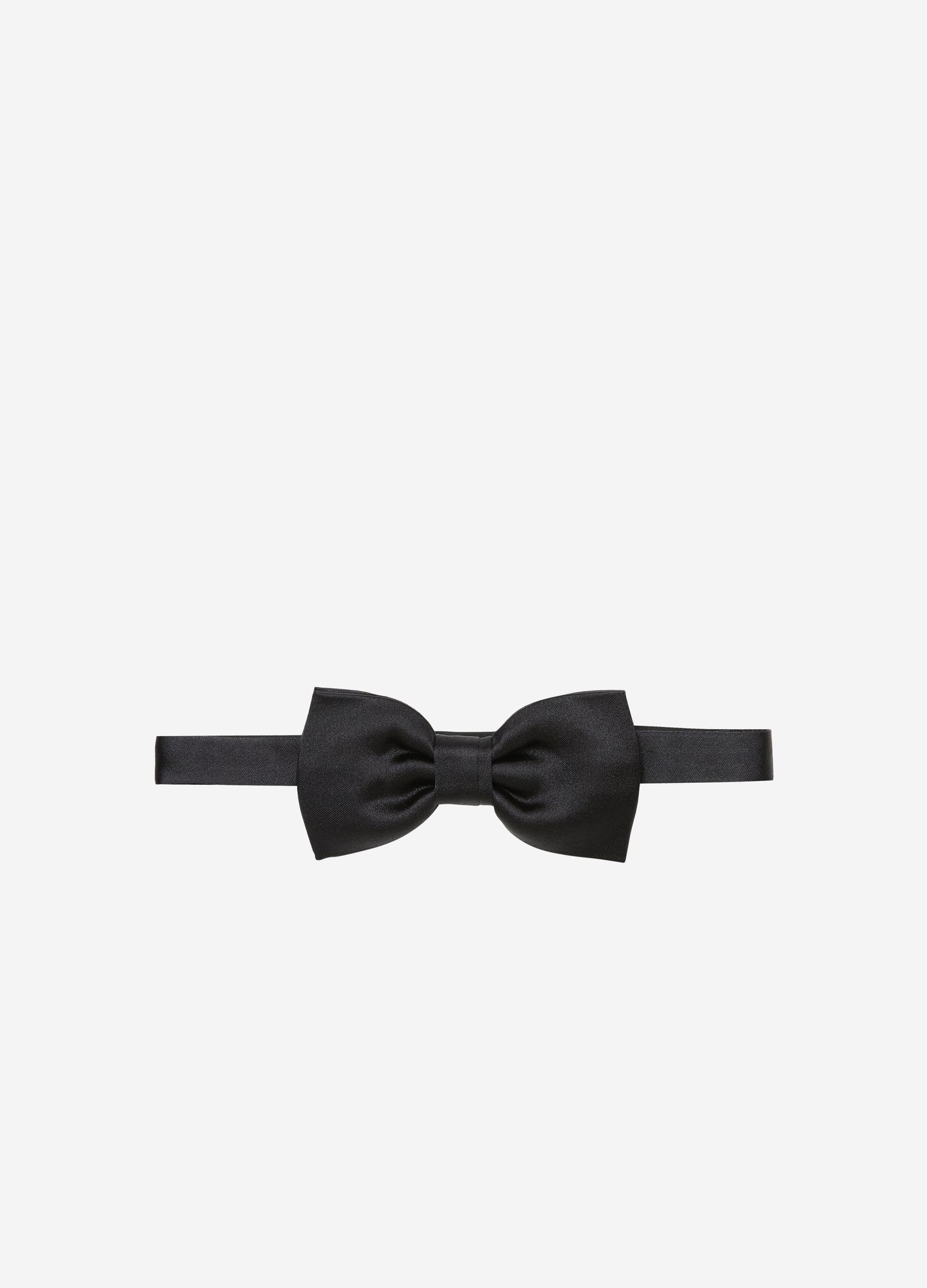 Italian Silk Bow Tie Black