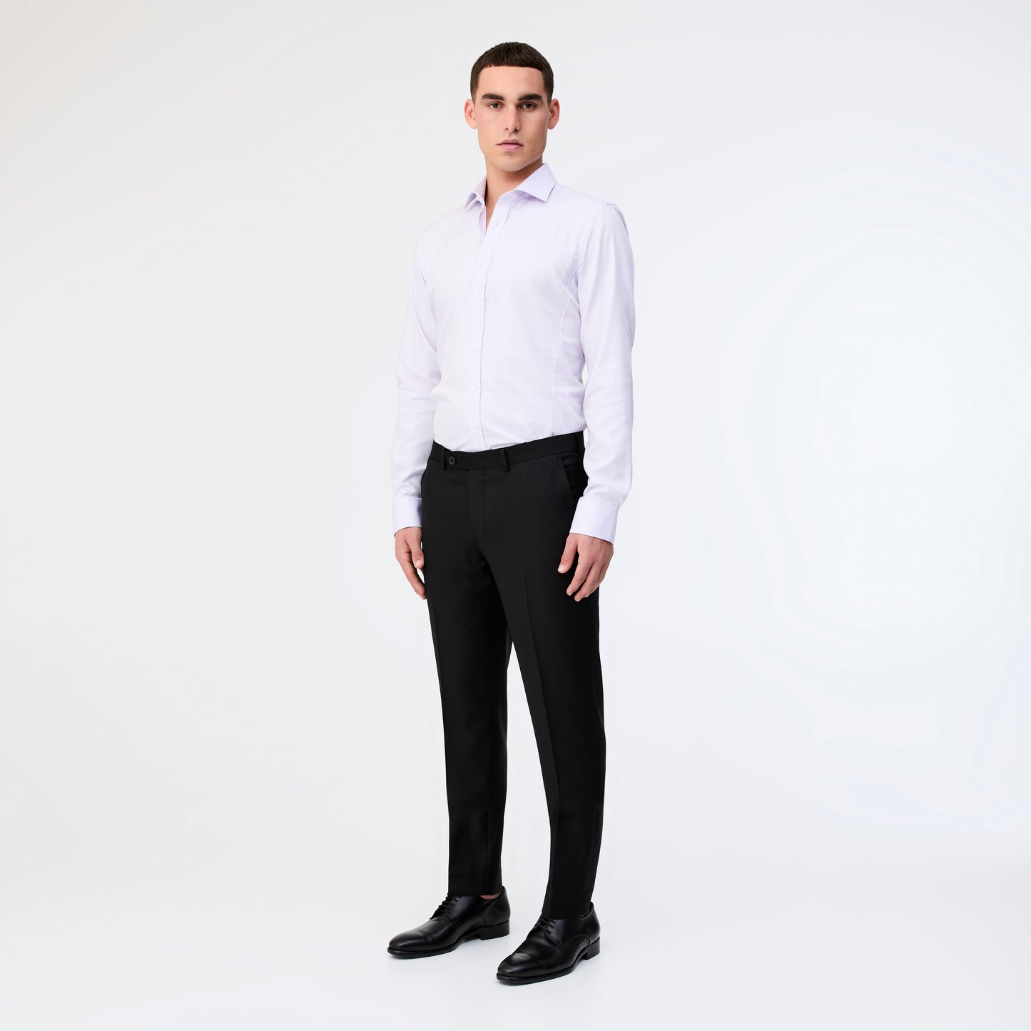 Tailored Fit Micro Dobby Shirt Lilac