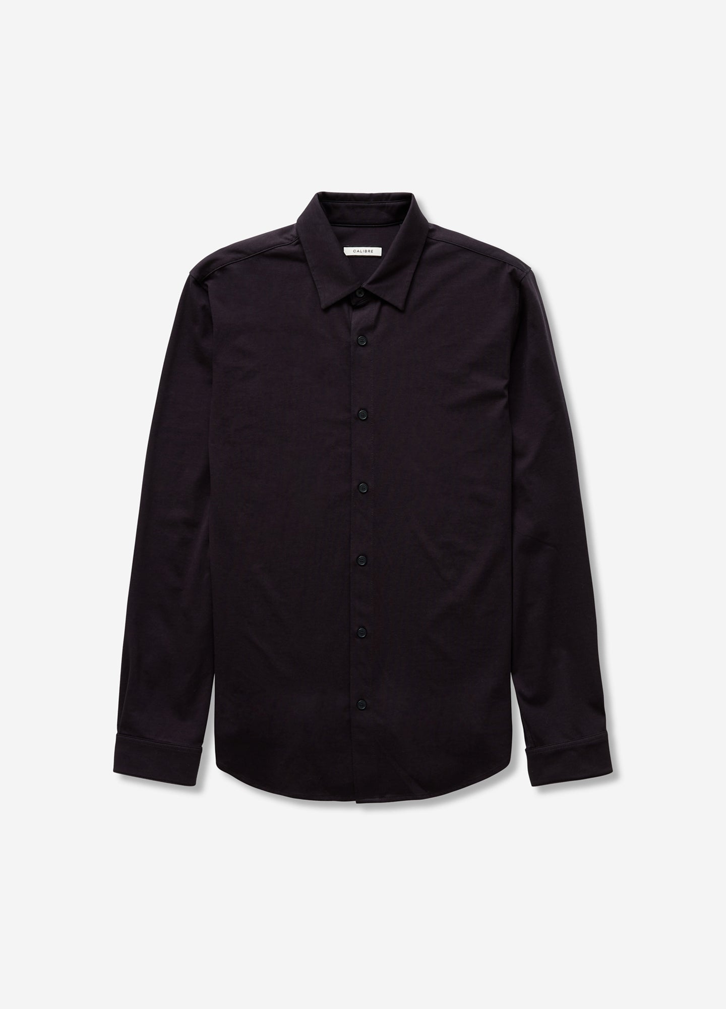 Tech Cotton Knit Shirt Navy