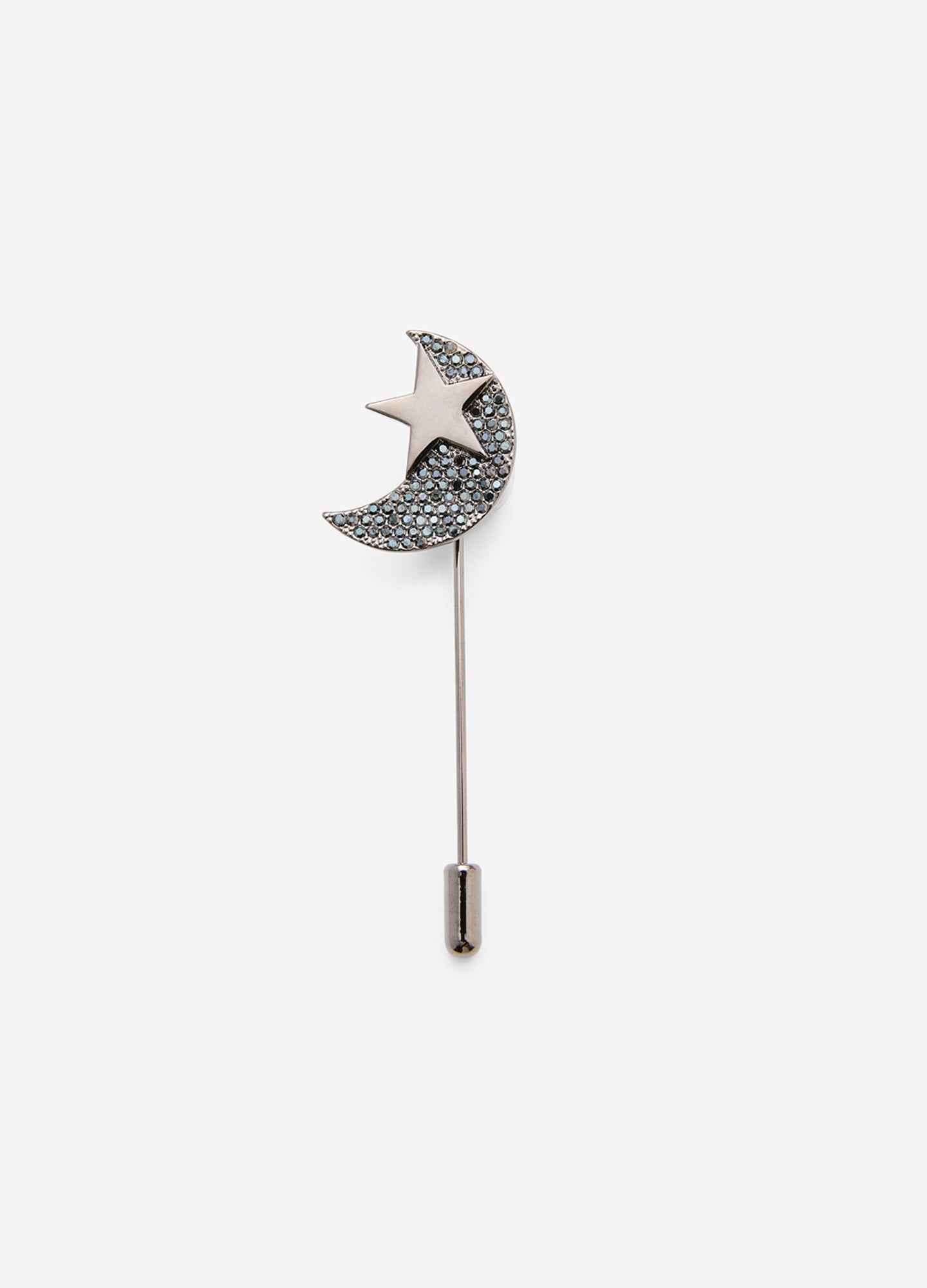 Moonstruck Lapel Pin Gunmetal