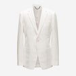 Basketweave Blazer White