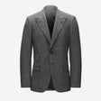 Weave Check Blazer Black