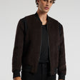 Brushed Varsity Bomber Mahogany