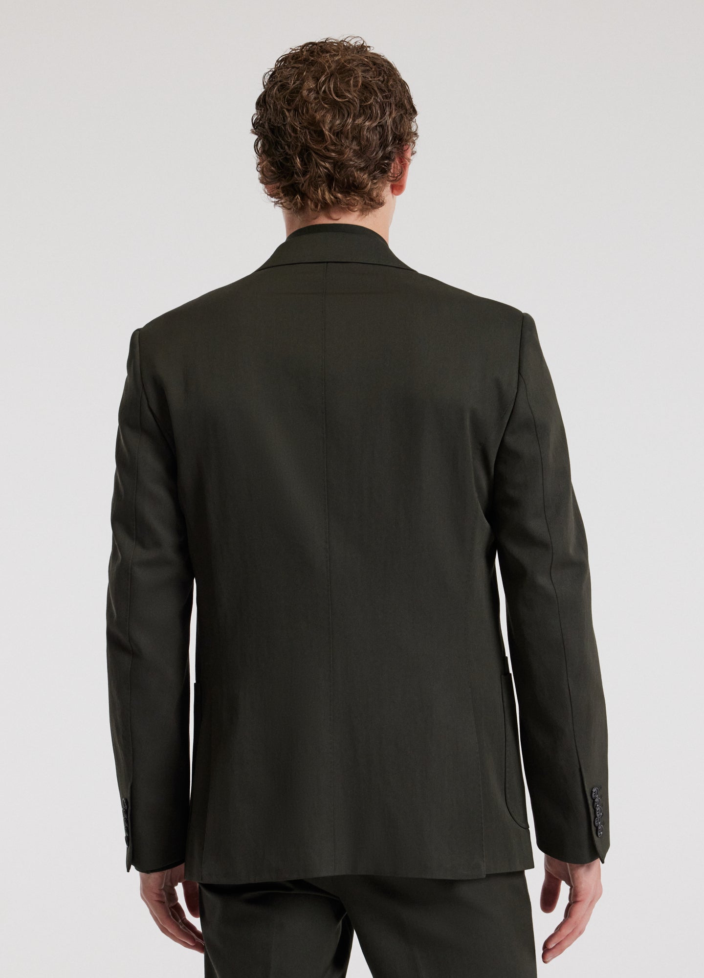 Tech Wool Blazer Dark Green
