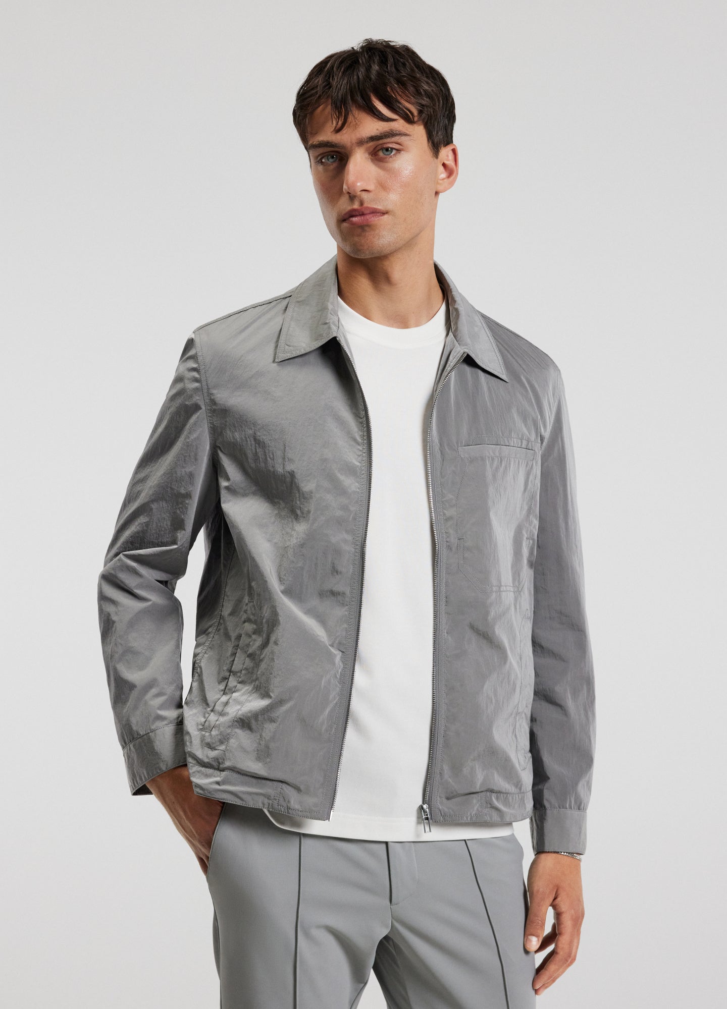 Technical Jacket Silver