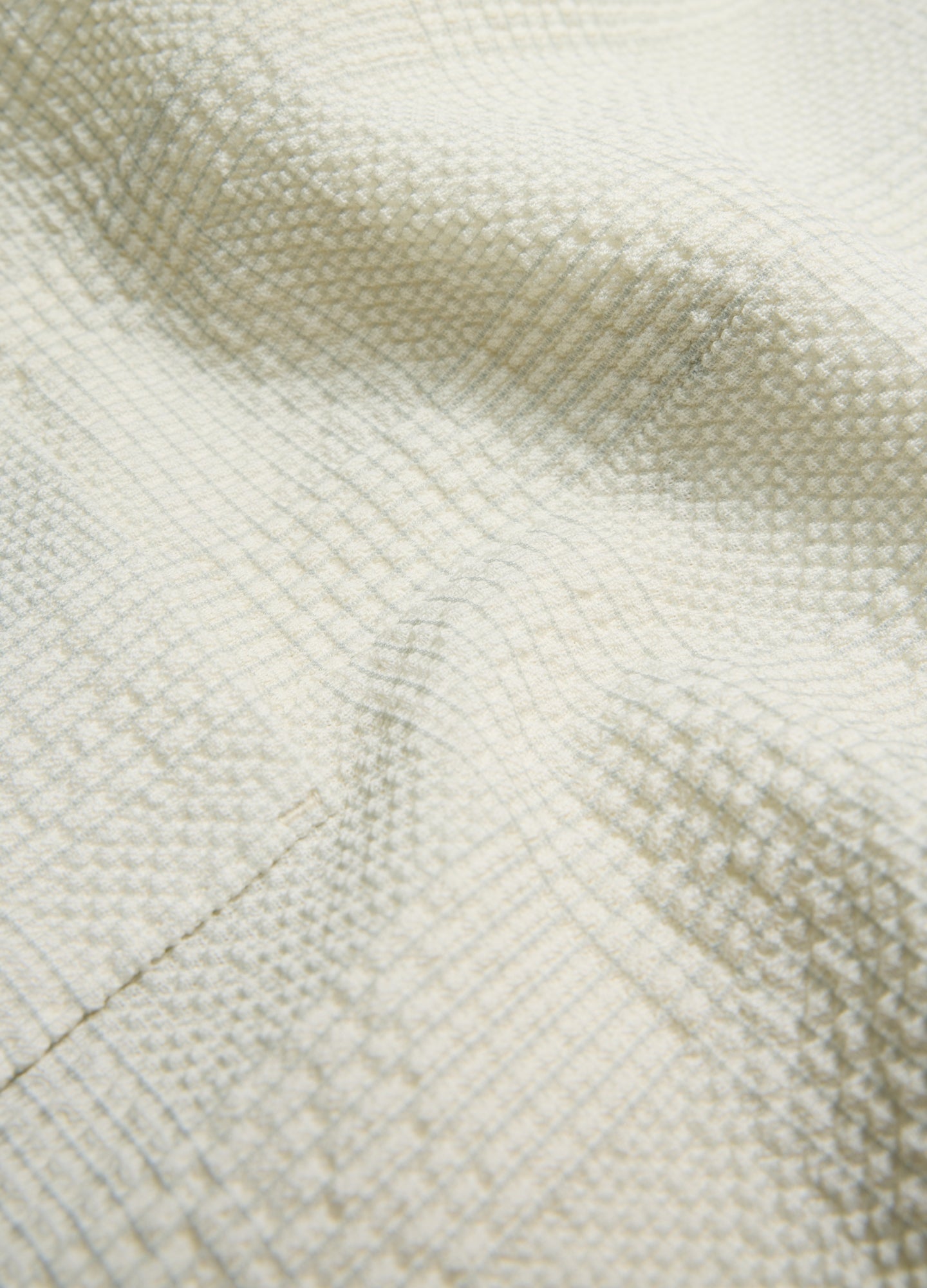 Seersucker Check Blazer Stone