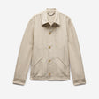 Linen Cotton Twill Shirt Jacket Natural
