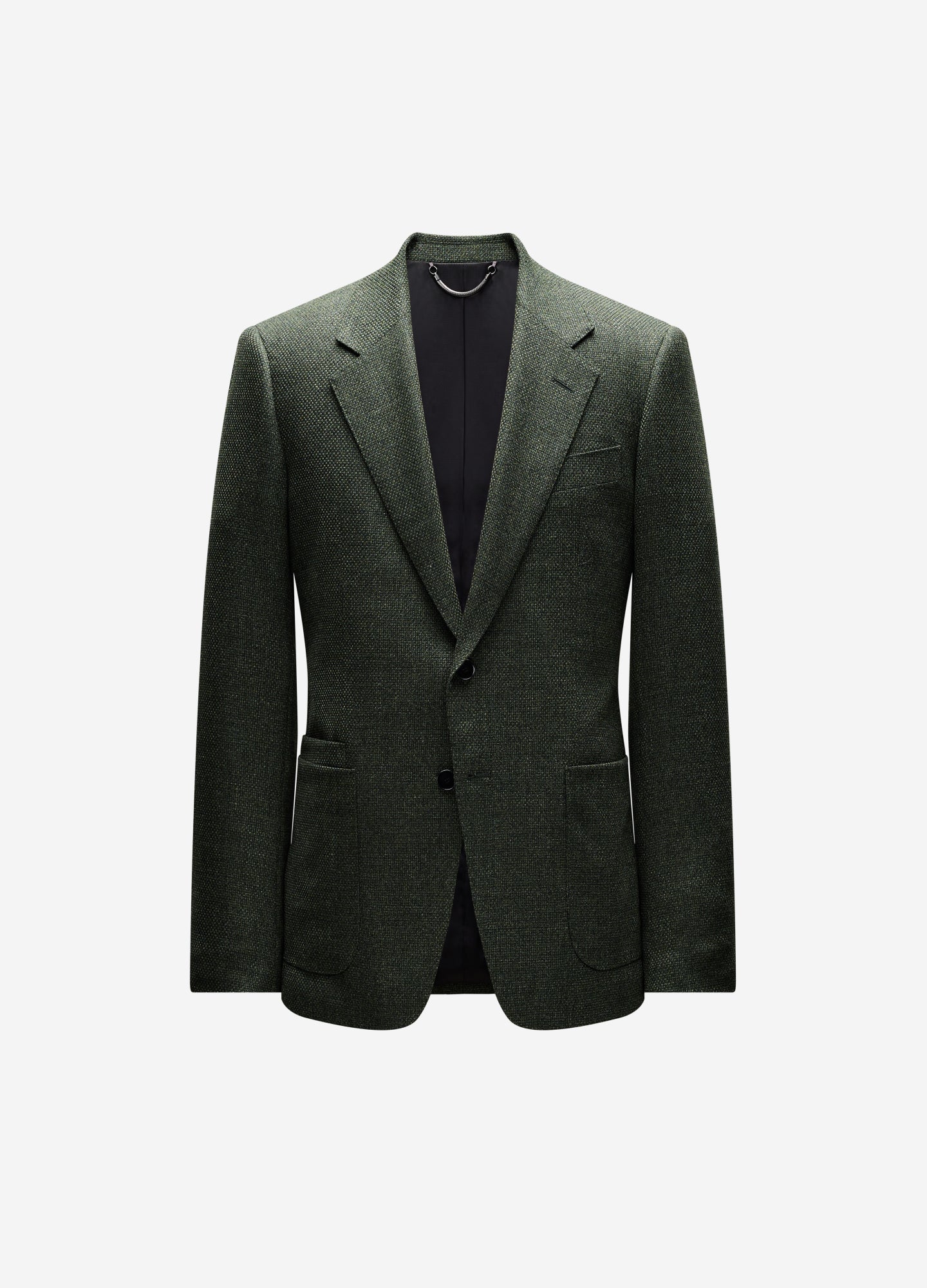 Hopsack Wool Blazer Khaki