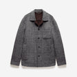 Double Faced Wool Shirt Jacket Black