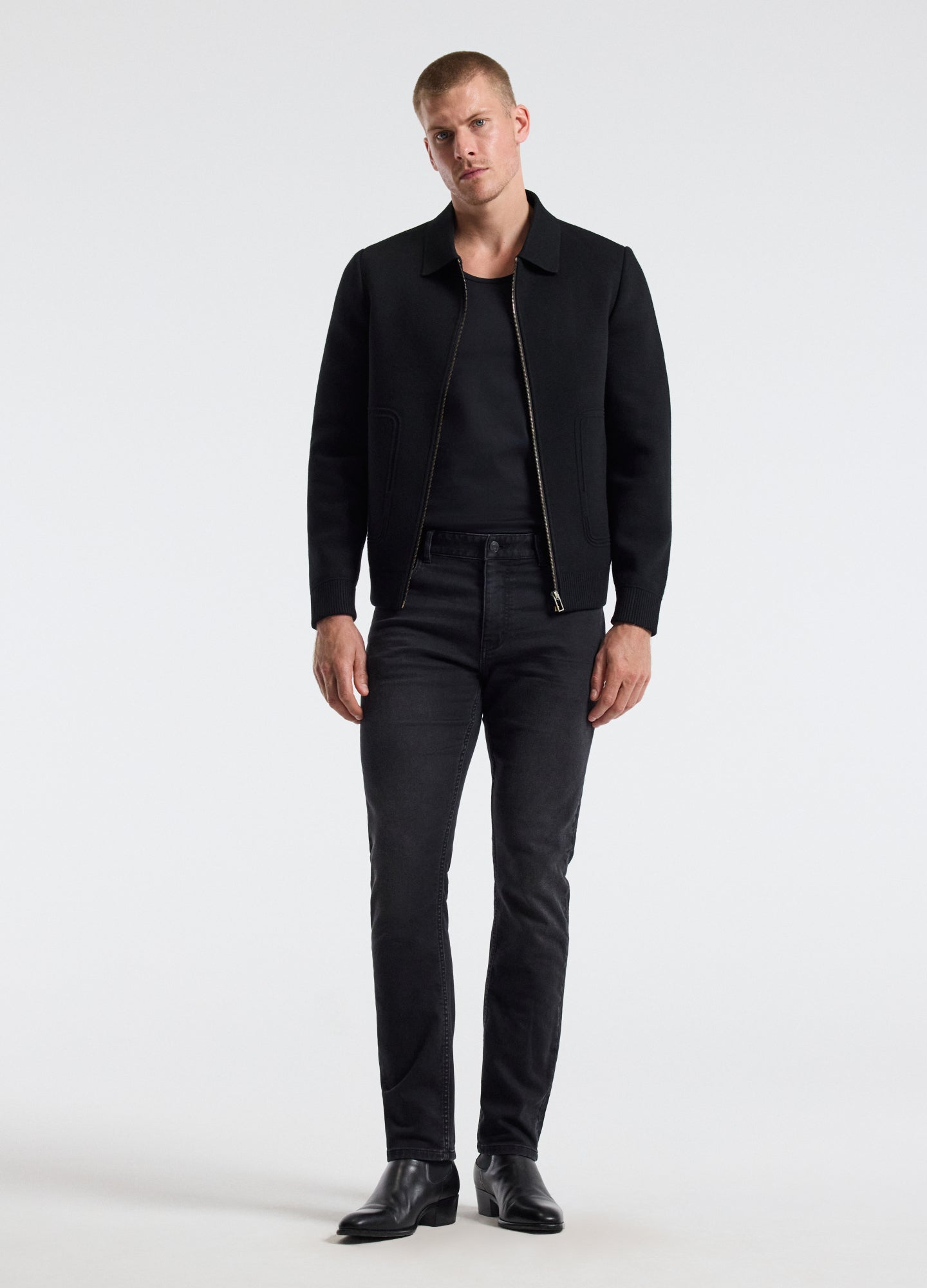 Milano Knit Jacket Black