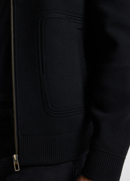 Milano Knit Jacket Black