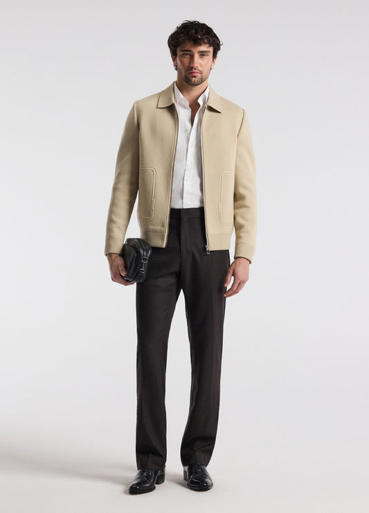 Milano Knit Jacket Stone