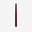 Zig Zag Silk Knitted Tie Wine