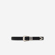 Western Leather Belt Black