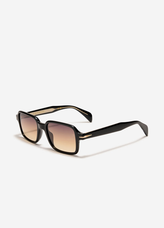 David Beckham Square Frame Sunglasses Black