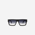 David Beckham Flat Top Sunglasses Black