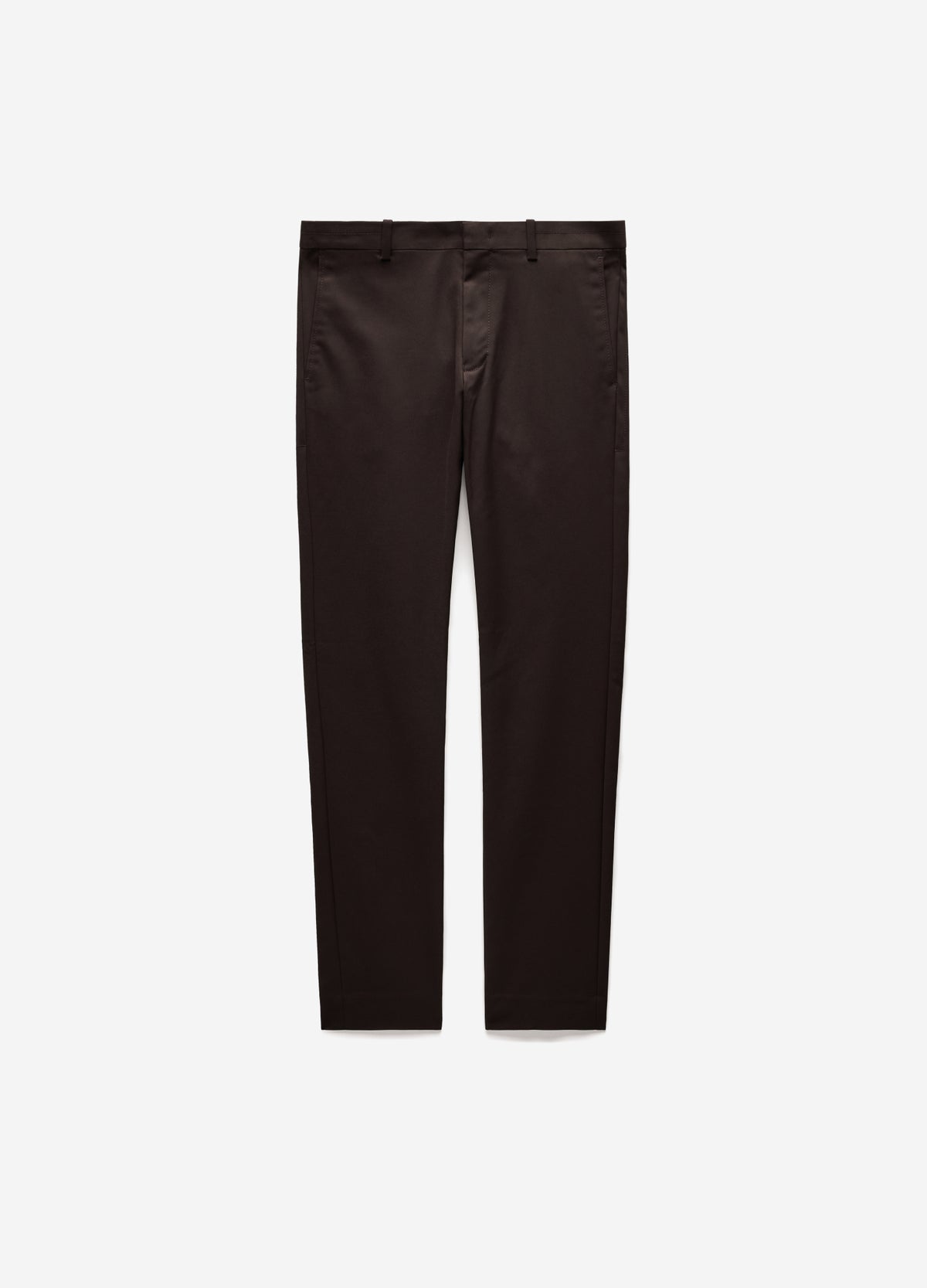 Tech Cotton Stretch Slim Pants Chocolate