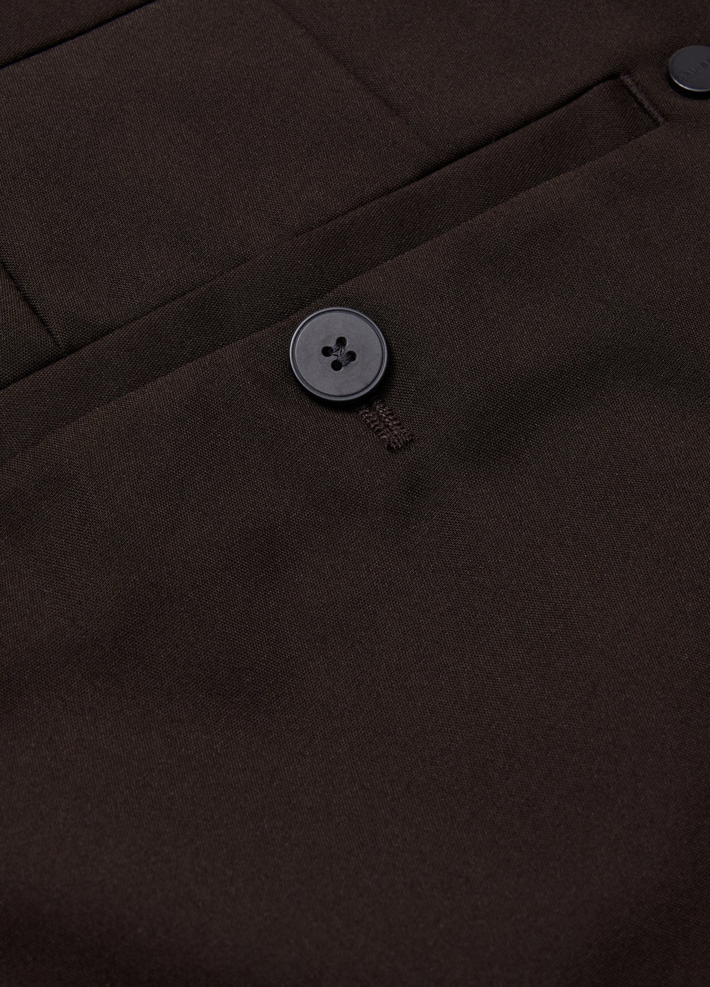 Tech Cotton Stretch Slim Pants Chocolate