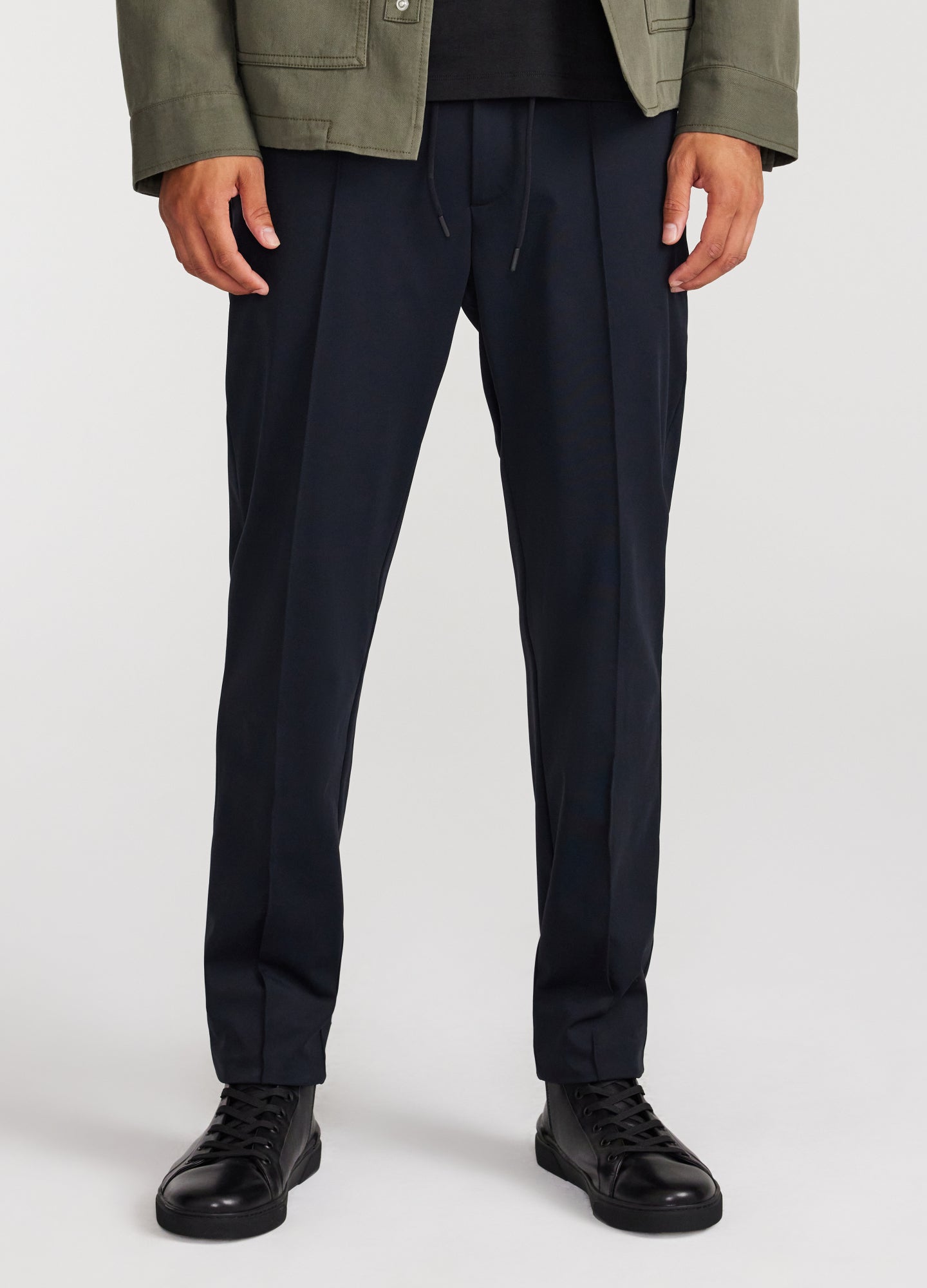 Performance Pintucked Pants Midnight