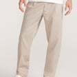 Soft Twill Elastic Waist Pants Fawn