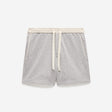 Woven Waistband Knit Shorts Grey Marle