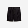 Relaxed Drawstring Shorts Black
