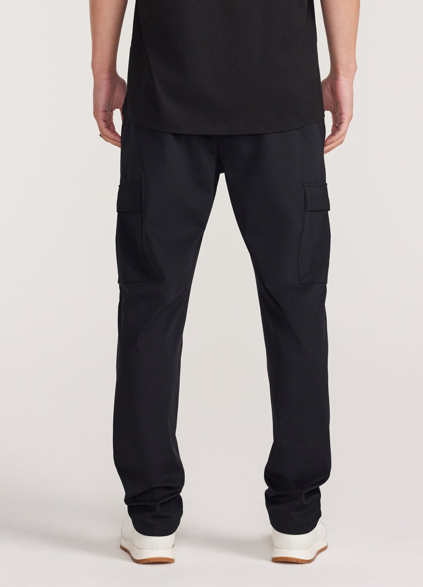 Knit Utility Pants Black