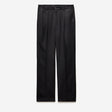 Relaxed Pleated Soft Pants Black