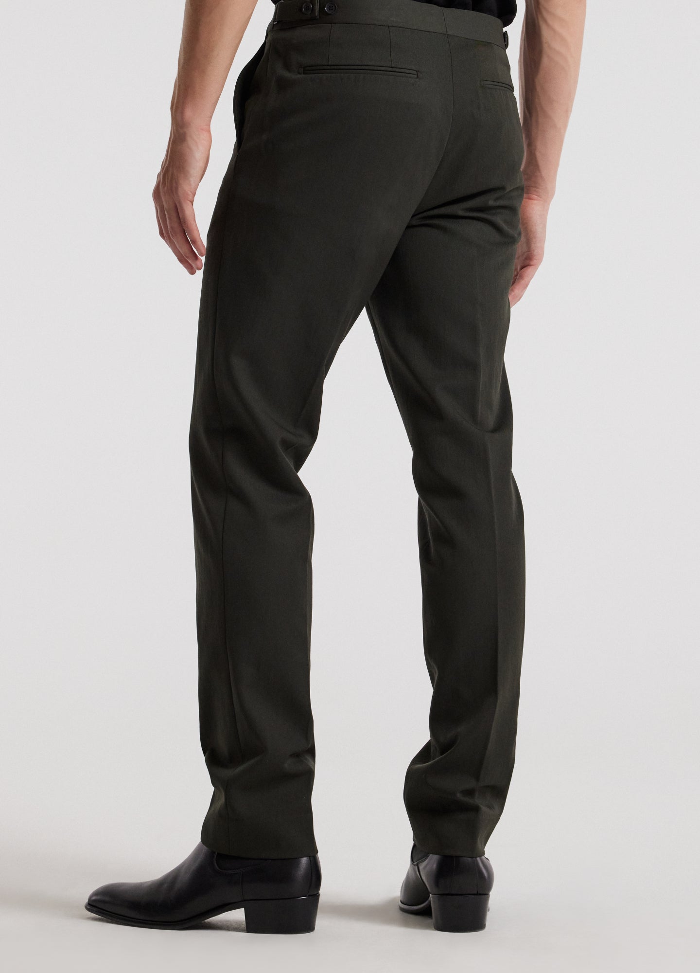 Tech Wool Dress Pants Dark Green
