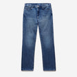 Straight Fit Mid Wash Jeans Indigo