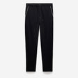 Contrast Jersey Track Pants Black