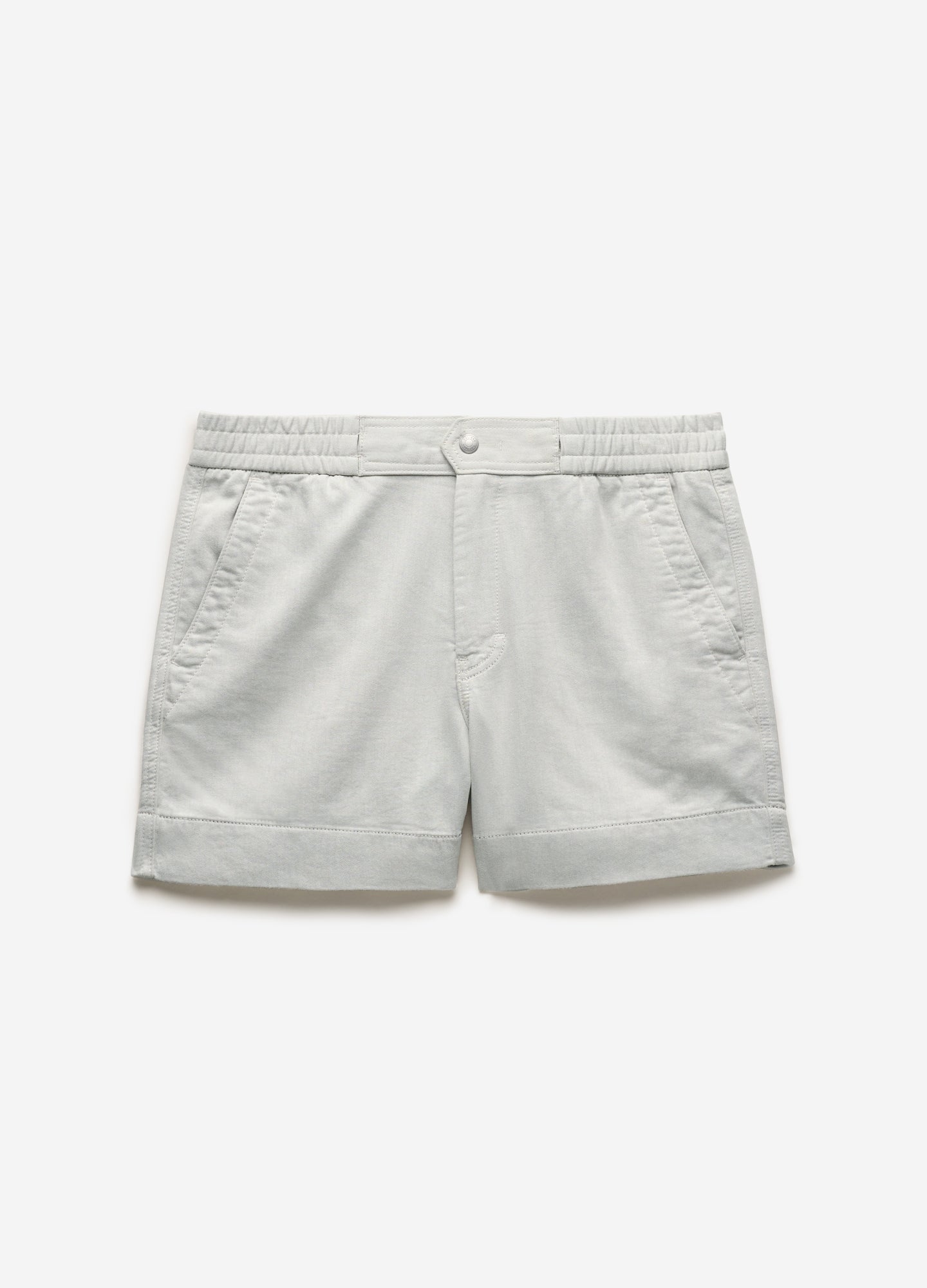 Dobby Denim Shorts Almond