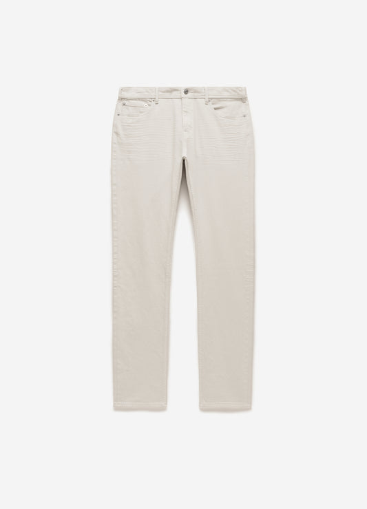 Skinny Fit Overdyed Jeans Natural