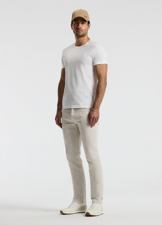 Skinny Fit Overdyed Jeans Natural