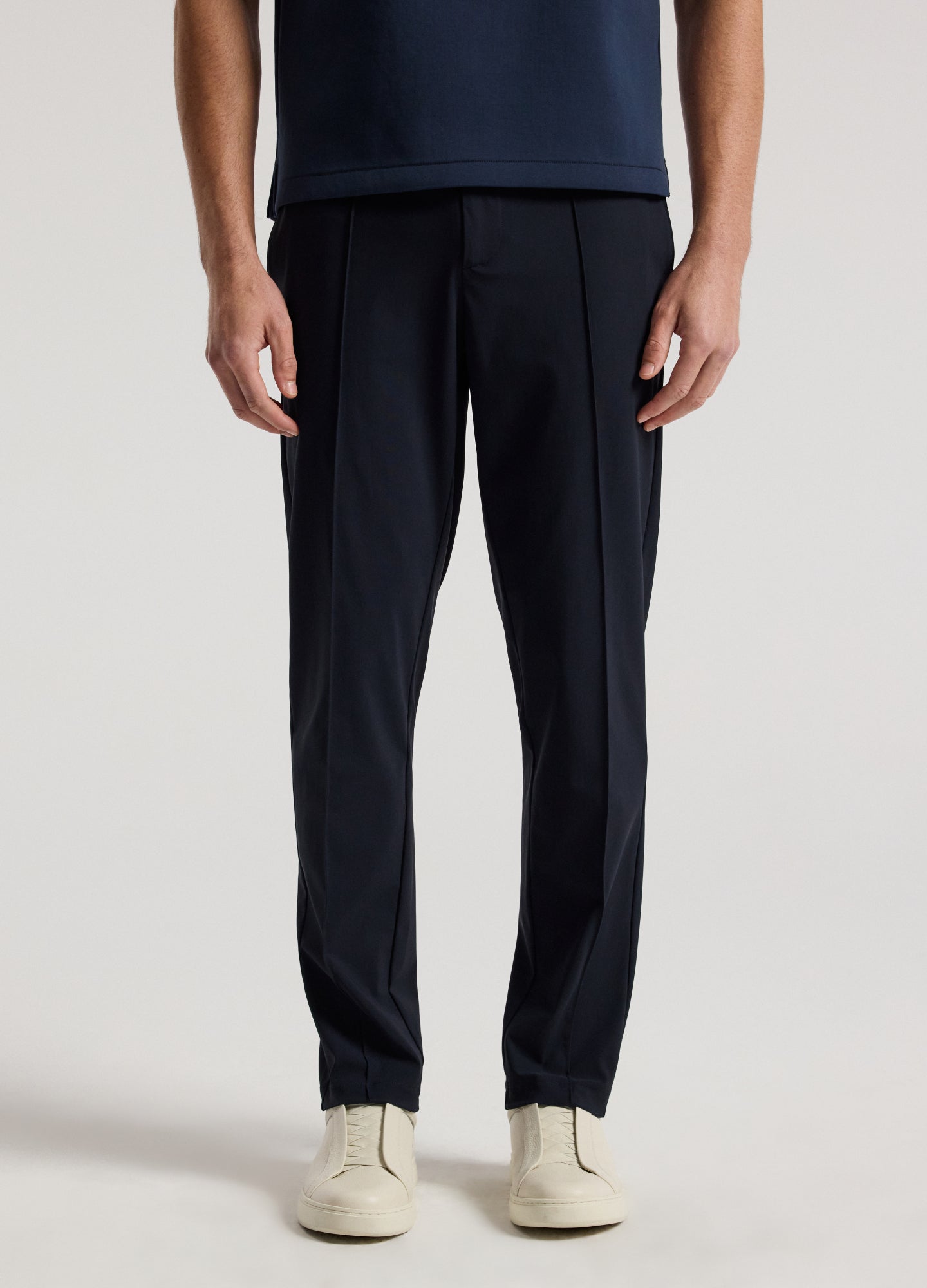 Performance Pintuck Pants Navy