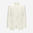 Shawl Collar Tuxedo Jacket Ivory