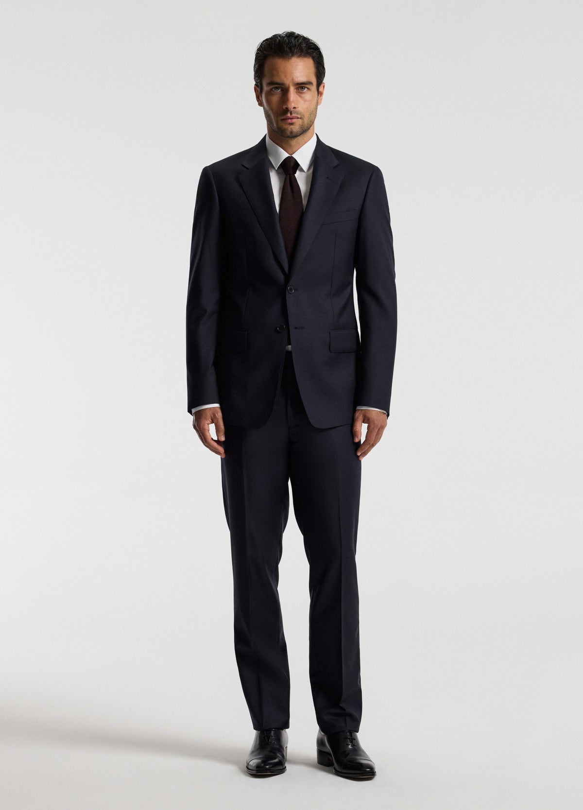 Wool Suit Jacket Navy
